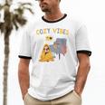 Cozy Vibes Atmospheric Introvert Unisex Cotton Ringer T-Shirt Cozy Vibes Atmospheric Introvert Unisex Cotton Ringer T-Shirt