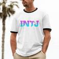 Crazy INTJ Lady Introvert Personality Unisex Cotton Ringer T-Shirt