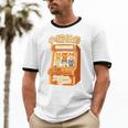 Cute Cats Retro 1980's Arcade Nostalgia Old Game Cabinet Unisex Cotton Ringer T-Shirt