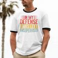 In My Defense i Was Left Unsupervised Introvert Unisex Cotton Ringer T-Shirt