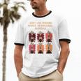 I Dont Like Morning People Introvert Coffee Lover Antisocial Unisex Cotton Ringer T-Shirt