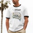 Dreams Of Music Mixtapes Retro Cassette Lifestyle Nostalgia Premium Tri-Blend Unisex Cotton Ringer T-Shirt