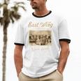 East Wing Never Forget American Vintage Nostalgia Unisex Cotton Ringer T-Shirt