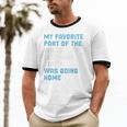 Elephant Party For Introvert Going Unisex Cotton Ringer T-Shirt