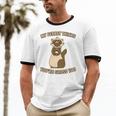 Ew People Ferret Saying Mask Introvert Ferrets Unisex Cotton Ringer T-Shirt Ew People Ferret Saying Mask Introvert Ferrets Unisex Cotton Ringer T-Shirt