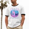 Never Forget Retro 80s 90s Nostalgia Unisex Cotton Ringer T-Shirt