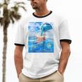 Frutiger Aero Aesthetic Tech Bubble Tea Boba Milktea Fishes Raglan Baseball Tee Unisex Cotton Ringer T-Shirt Frutiger Aero Aesthetic Tech Bubble Tea Boba Milktea Fishes Raglan Baseball Tee Unisex Cotton Ringer T-Shirt