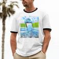 Frutiger Aero Aesthetic Tech Water Fishes Monitor Screen Raglan Baseball Tee Unisex Cotton Ringer T-Shirt Frutiger Aero Aesthetic Tech Water Fishes Monitor Screen Raglan Baseball Tee Unisex Cotton Ringer T-Shirt