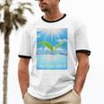 Frutiger Aero Aesthetics Unisex Cotton Ringer T-Shirt