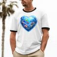 Frutiger Aero Y2K Heart Unisex Cotton Ringer T-Shirt Frutiger Aero Y2K Heart Unisex Cotton Ringer T-Shirt