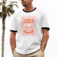 Fun Cool Cute Introvert Cat Character Quote Tea Cup For Men Women Unisex Cotton Ringer T-Shirt