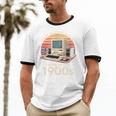 Geek Please Be Patient I'm From The 1900s Retro Computer PC Unisex Cotton Ringer T-Shirt