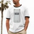Generic Beer 1980s 80s Nostalgia Unisex Cotton Ringer T-Shirt