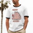 Hang In There It Gets Worse Introverts Anti Valentines Day Unisex Cotton Ringer T-Shirt