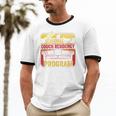 Hibernation Mode Fall And Winter Meme Introvert Vibes Humor Unisex Cotton Ringer T-Shirt