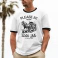 Horse Please Be Patient With Me I'm From The 1900s Premium Unisex Cotton Ringer T-Shirt Horse Please Be Patient With Me I'm From The 1900s Premium Unisex Cotton Ringer T-Shirt