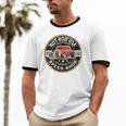Hotrod Custom Car Automotive Nostalgia Distressed Unisex Cotton Ringer T-Shirt