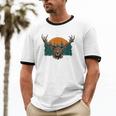 Hunting For My Sanity Introvert Hunter Antisocial Unisex Cotton Ringer T-Shirt