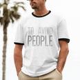 I'm Just Here To Avoid People Saying Sarcasm Introvert Unisex Cotton Ringer T-Shirt I'm Just Here To Avoid People Saying Sarcasm Introvert Unisex Cotton Ringer T-Shirt
