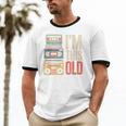 I'm This Old Vintage Cassette Tape Nostalgia Unisex Cotton Ringer T-Shirt I'm This Old Vintage Cassette Tape Nostalgia Unisex Cotton Ringer T-Shirt