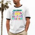 I'm A Toddler I Have No Ideas Retro Vintage 90s Nostalgia Premium Tri-Blend Unisex Cotton Ringer T-Shirt