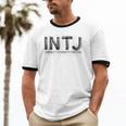 INTJ Personality Type Introvert INTJ Unisex Cotton Ringer T-Shirt
