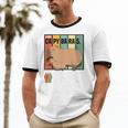 Introvert Capybara Rodent Animal Lover Antisocial Retro Unisex Cotton Ringer T-Shirt