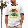 Introvert Cats Sarcasm Cat Lover Introverts Unisex Cotton Ringer T-Shirt