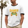 Introvert Gamer Video Games Anti Social Team Player Unisex Cotton Ringer T-Shirt