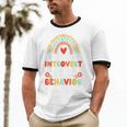 Introvert But Willing To Shape Your Behavior Unisex Cotton Ringer T-Shirt