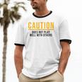 Introverted Does Not Play Well Competitive Athletic Unisex Cotton Ringer T-Shirt Introverted Does Not Play Well Competitive Athletic Unisex Cotton Ringer T-Shirt