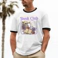 Introverted Romance Unapologetically Anti-Social Book Club Unisex Cotton Ringer T-Shirt Introverted Romance Unapologetically Anti-Social Book Club Unisex Cotton Ringer T-Shirt