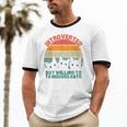Introverted But Willing To Discuss Cats Unisex Cotton Ringer T-Shirt
