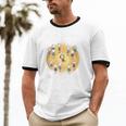 Just An Introvert Living In An Extrovert World Stickmen Unisex Cotton Ringer T-Shirt