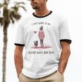 I Just Want To Be Alone With My Dog For Introvert Dog Mom Unisex Cotton Ringer T-Shirt