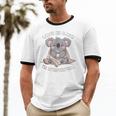 Leave Me Alone I'm Introverting Koala Introvert Unisex Cotton Ringer T-Shirt Leave Me Alone I'm Introverting Koala Introvert Unisex Cotton Ringer T-Shirt