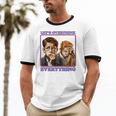 Let's Overthink Everything Shirt Antisocial Introvert Unisex Cotton Ringer T-Shirt