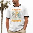 I Love Fishing Bigfoot Fisherman Introvert Sarcastic Unisex Cotton Ringer T-Shirt I Love Fishing Bigfoot Fisherman Introvert Sarcastic Unisex Cotton Ringer T-Shirt
