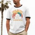 Low Social Battery Introvert Energy Unisex Cotton Ringer T-Shirt