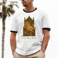 Medieval Cat Sarcastic Queen Lazy King Introvert Kitty Unisex Cotton Ringer T-Shirt