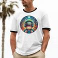 Music Enthusiast Under Starry Skies World Introvert Boy Unisex Cotton Ringer T-Shirt Music Enthusiast Under Starry Skies World Introvert Boy Unisex Cotton Ringer T-Shirt