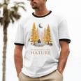 Nature Scene Tees For Introverts Quiet Escape Solitude Unisex Cotton Ringer T-Shirt
