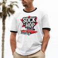 Nostalgia 1950s Sock Hop Dance Unisex Cotton Ringer T-Shirt Nostalgia 1950s Sock Hop Dance Unisex Cotton Ringer T-Shirt