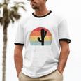 Not A Hugger Cactus Introvert Antisocial Unisex Cotton Ringer T-Shirt Not A Hugger Cactus Introvert Antisocial Unisex Cotton Ringer T-Shirt
