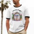 I Am Not a Hugger Introvert Hedgehog With Cactus Unisex Cotton Ringer T-Shirt
