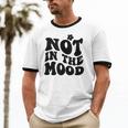 Not In The Mood Anti Social Introvert Sarcastic Retro Unisex Cotton Ringer T-Shirt Not In The Mood Anti Social Introvert Sarcastic Retro Unisex Cotton Ringer T-Shirt