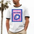 Not Today Cool Fun Cute Introvert Cat Character Unisex Cotton Ringer T-Shirt Not Today Cool Fun Cute Introvert Cat Character Unisex Cotton Ringer T-Shirt