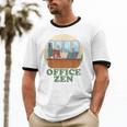 Office Zen Introvert Office Staff Secretary Employee Admin Unisex Cotton Ringer T-Shirt