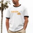 I Like Pasta And Maybe 3 People Introvert Foodie Premium Unisex Cotton Ringer T-Shirt I Like Pasta And Maybe 3 People Introvert Foodie Premium Unisex Cotton Ringer T-Shirt