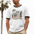 Plant Introvert Gardener Houseplant Botanical Women Men Kids Unisex Cotton Ringer T-Shirt